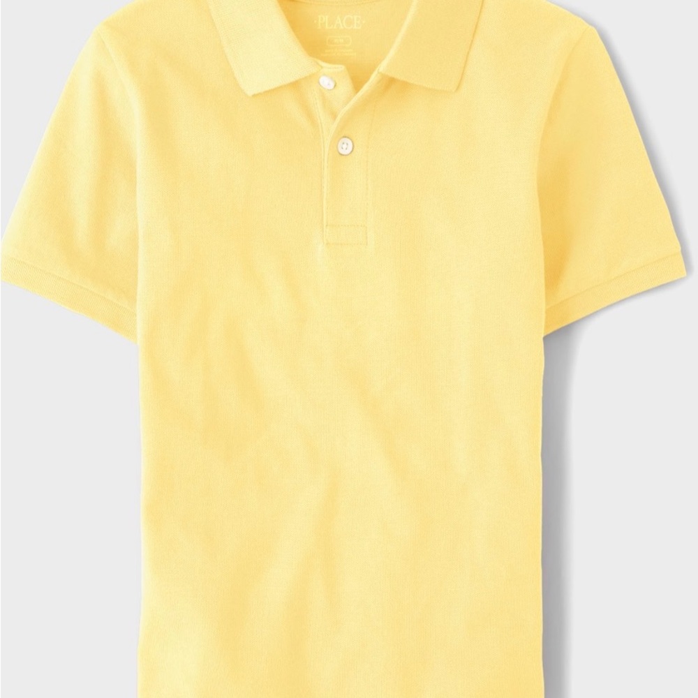 NEW Children’s Place Kids Uniform Soft Pique Polo - Pack of 3 - XL (14/16)